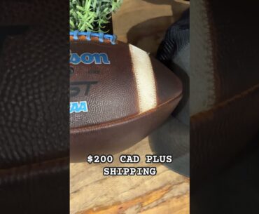Prepped Blue Wilson GST - $200 CAD plus Shipping! #wilsonfootball #footballprep