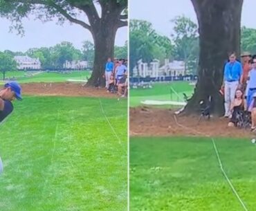 Scary PGA Championship moment as Aaron Rai 'almost kills' fan