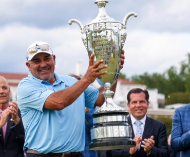 Jailed golfer wins two senior majors less than two years after being released from prison