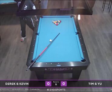 DEREK & KEVIN vs TIM & YU - HIDDEN POCKET - TABLE 10 | EvoSports