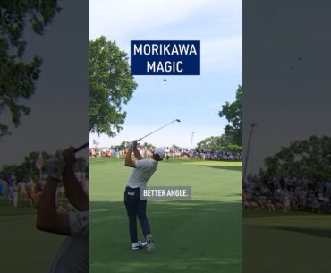 Collin Morikawa's MAGNIFICENT approach! 😱
