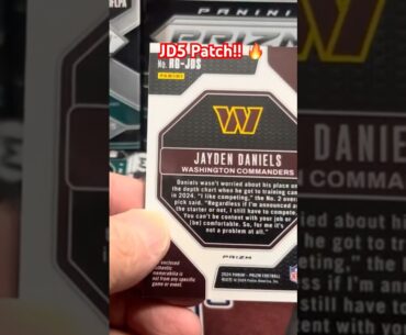 JD5 Rookie Patch! 2024 Prizm Football Mega Box #sportscards #footballcards #prizm