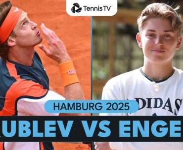 Andrey Rublev Takes On 17-Year-Old Justin Engel 👀 | Hamburg 2025 Highlights