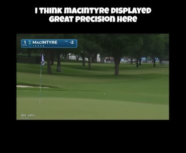 Robert MacIntyre Hits Fantastic Shot! #golf #robertmacintyre #pgatour