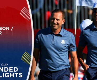 Garcia & Cabrera-Bello vs Holmes & Moore | Extended Highlights | Ryder Cup