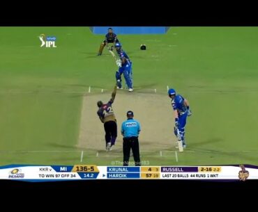 Hardik Pandya’s Incredible 91(34) vs KKR | IPL 2019 Ball-by-Ball Highlights*