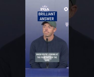 Rory McIlroy's PERFECT answer! 😎