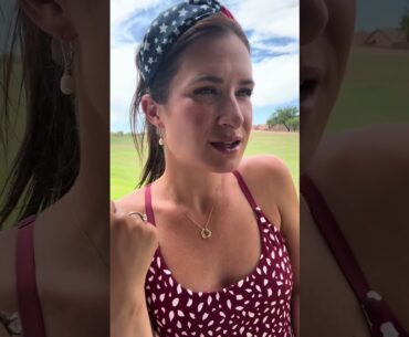 Golf course accessories of the day! New series we are starting! 😂😂 #golf #cartgirl #earrings
