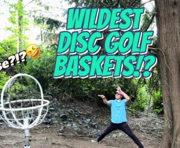 Wildest Baskets in Disc Golf!? | Lake Stephens DGC