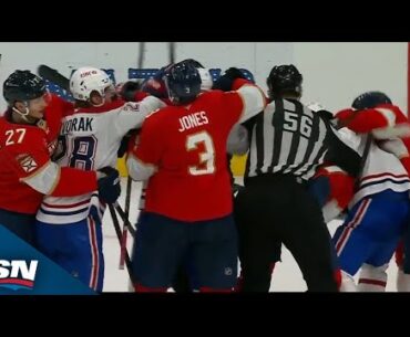Panthers And Canadiens Get Into It After Niko Mikkola Claps A Shot At The Buzzer