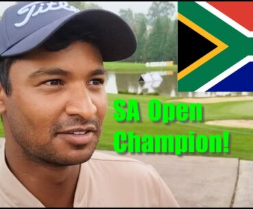 Dylan Naidoo on SA Open win, legacies and Arsenal support