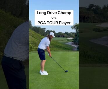 Can a World Long Drive Champ Beat a PGA TOUR Player? 🤔