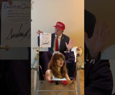 MESSAGE FOR TAYLOR SWIFT! #donaldtrump #trump #funny