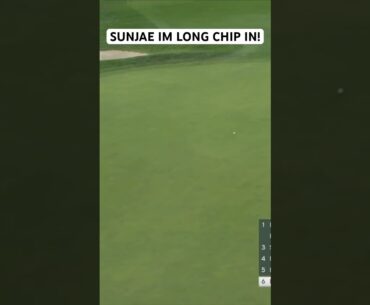 Sungjae Im chips in from deep