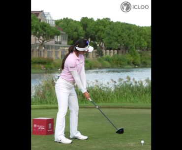 The golf swing can be elegant. She is Mihyang Lee.