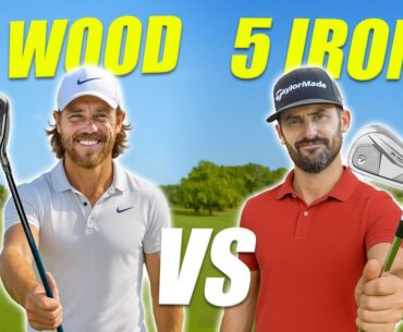 Tommy Fleetwood 9 Wood VS The 5 Iron
