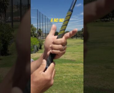 How to grip the club. #golf #youtubeshorts #golfswing #golfgrip