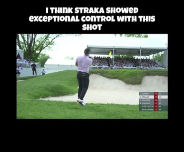 Sepp Straka Hits Stunning Bunker Shot! #golf #seppstraka #pgatour