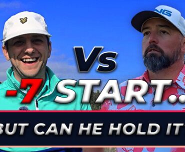 Can Tony Hold a -7 Lead?9-Hole Stroke #golflife #golfmates