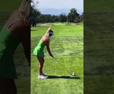 Lucky for the guy on the left, I hit a fade… 😅⛳️🏔️ . . . #pxg #pxgtroops #golf #golfbabe