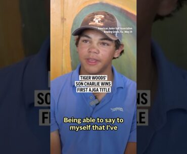 Tiger Woods' son Charlie wins first AJGA title