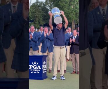 BTS of the PGA Championship Wanamaker Trophy Presentation