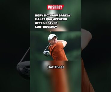 Rory McIlroy's Non-Conforming Driver at PGA Championship #shorts #golf