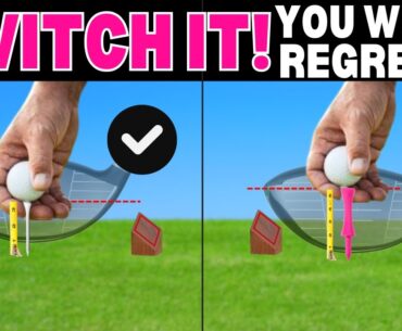 Effortless Powers NOW Started With THIS Driver Tee Height!!