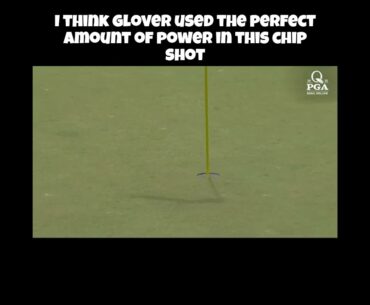 Lucas Glover Holes Fantastic Chip Shot! #golf #lucasglover #pgatour