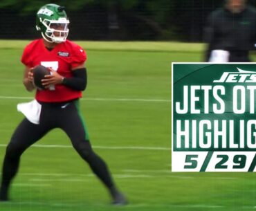 Jets OTA Highlights | Justin Fields, Garrett Wilson, Armand Membou | 5/29/25