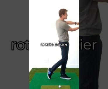 Golf Swing | Unlock Body Rotation with Left Foot Flare #power #golfswing #squaretosquare #contact