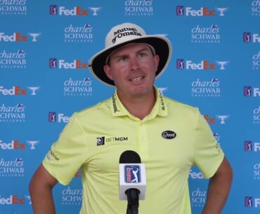 Joel Dahmen explains his amazing hole in one in Charles Schwab Challenge