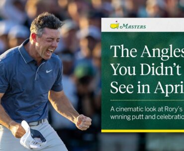 Rory McIlroy's Winning Putt and Celebration | 2025 Masters