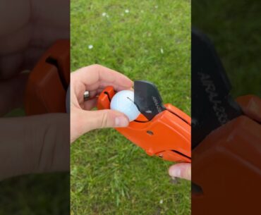 Cutting open and looking inside a Vice Pro Soft golf ball #golfball #golfer #golfing