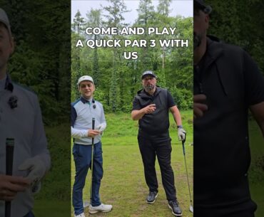 Par 3 Challenge at Lough Erne Resort: Who Wins? #golfshorts #par3 #par3challenge #BirdieVsPar