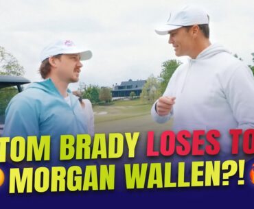 Morgan Wallen SHOCKS Tom Brady on the Golf Course!