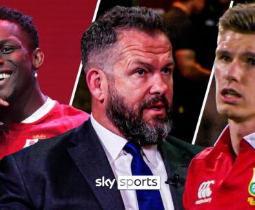 Andy Farrell EXPLAINS leaving out son Owen & Maro Itoje captaincy 🦁