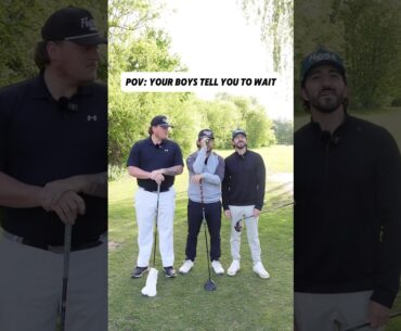 When your buddies think you should wait to hit #golf #golfing #shorts