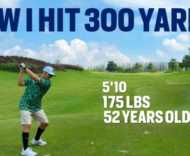 How I hit over 300 yards at 175lbs  (NO SPEED TRAINING OR GYM)