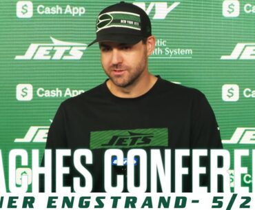 New Jets OC Tanner Engstrand on Justin Fields, stepping up to new role, offensive philosophy