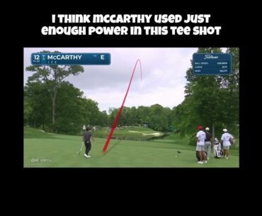 Denny McCarthy Hits Amazing Tee Shot! #golf #dennymccarthy #pgatour