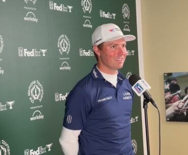 PGA players Scottie Scheffler, Nick Taylor, Justin Rose & Ben Griffin talk Memorial golf tournament