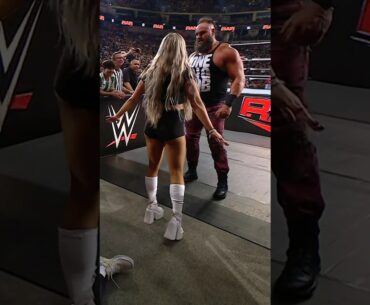 Liv Morgan protecting her Dom Dom? 👀👀👀 #WWERaw