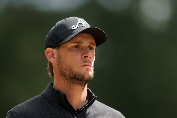 Thomas Pieters of Belgium looks across the ninth hole on day two of the Soudal Open 2025 at Rinkven International GC