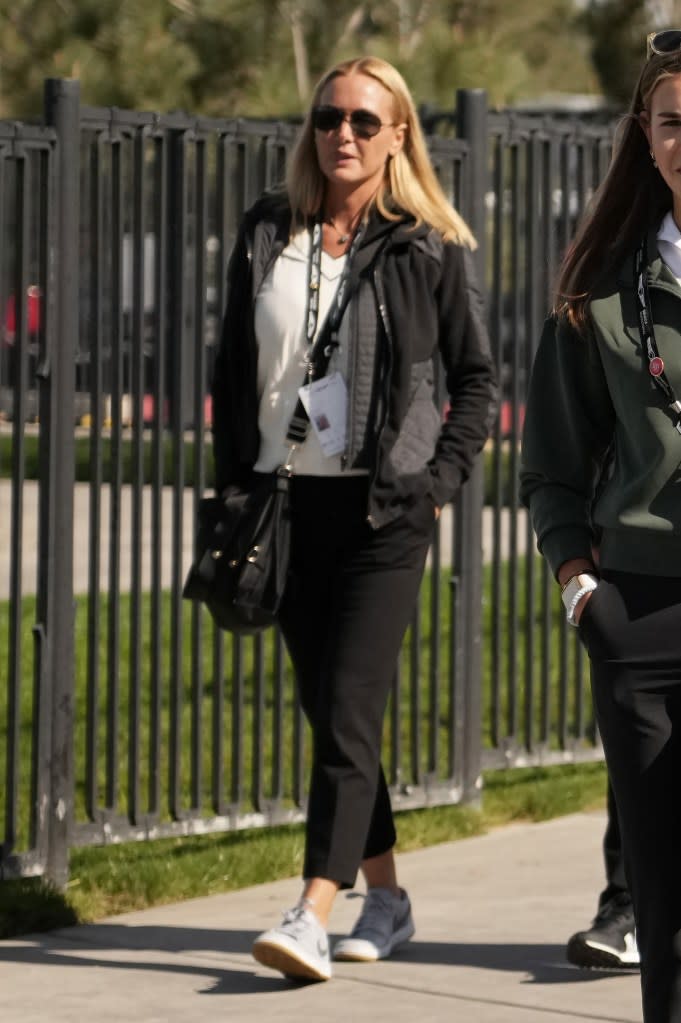 She reportedly “has all the security codes” and keeps some belongings there. Getty Images