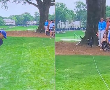 Scary PGA Championship moment as Aaron Rai 'almost kills' fan | Golf | Sport