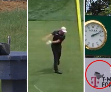 Wyndham Clark throws driver in Quail Hollow blow-up, video