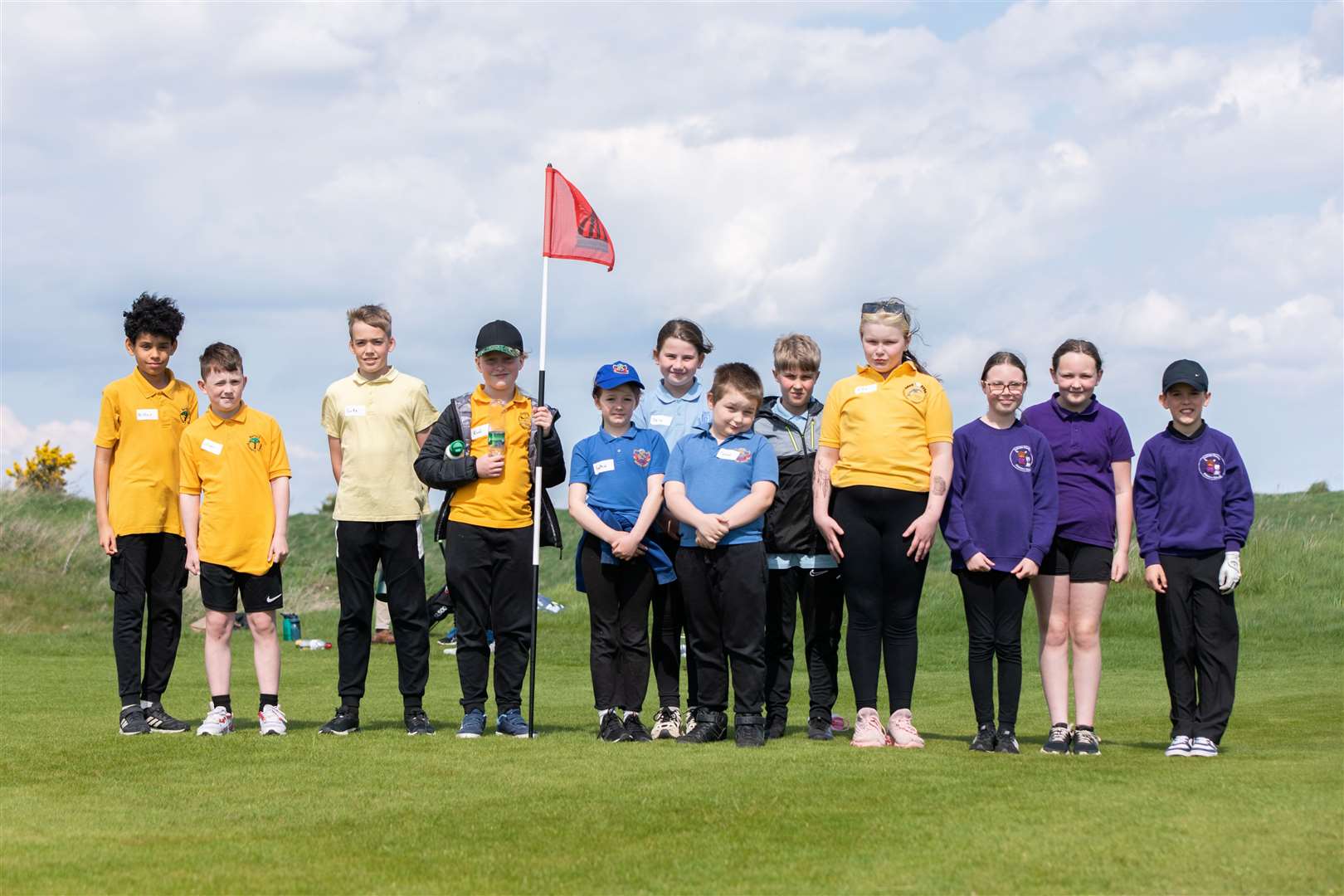Primary School's Golf Skills Challenge day at Castle Stuart Golf Course. Picture: Daniel Forsyth.
