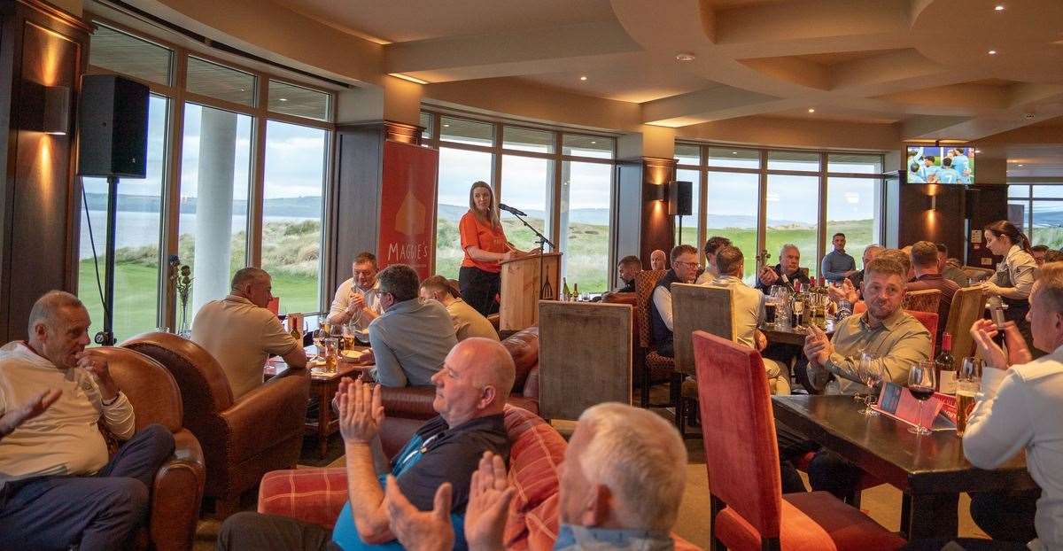 The event included an auction and barbecue in the evening, which helped to raise even more money for Maggie's Highland. Picture: Cameron Brown/Maggie's Highland.