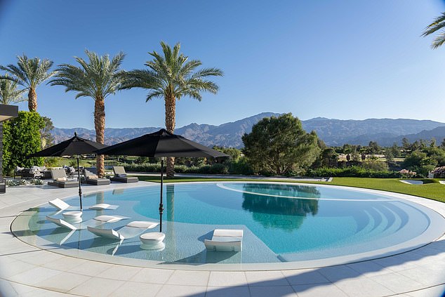 The California course has an outdoor pool available to its guests - with membership for the club starting at $500,000
